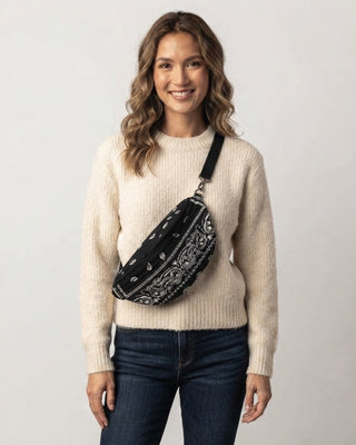 Bandana Crossbody Bag / Black