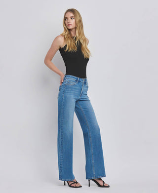 High Rise Wide Leg Jeans