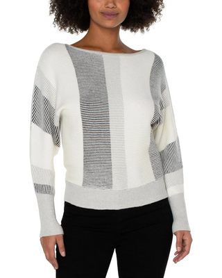 Boat Neck Dolman Sweater