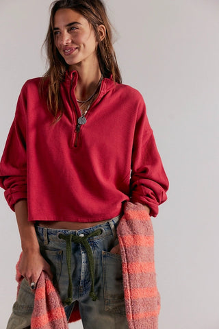 Celeste Quarterzip / Salsa
