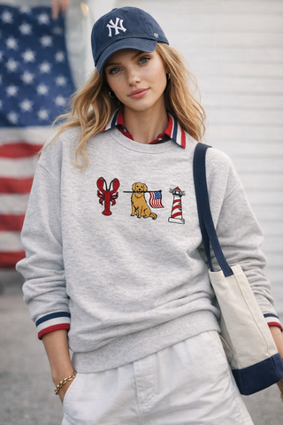 Patriotic Retriever Sweatshirt