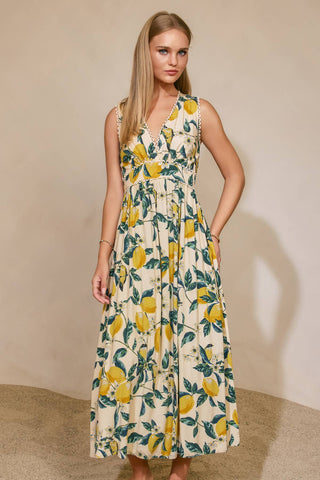 Vintage Lemonade Scalloped Lace Maxi Dress (1)