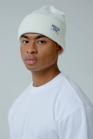Recycled Bottle Beanie - Winter White