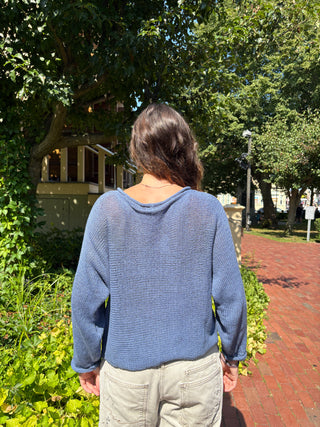 Beach Top Cotton / Denim Heather