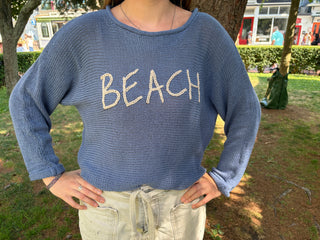 Beach Top Cotton / Denim Heather
