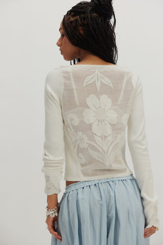 Delilah Long Sleeve / Clean Ivory