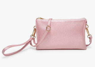 Riley Crossbody Wristlet / Rose Quartz