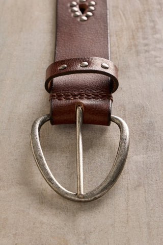 WTF Preston Stud Belt / Mocha