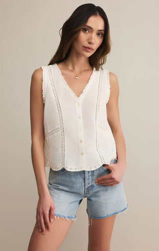 Tomi Embroidered Tank