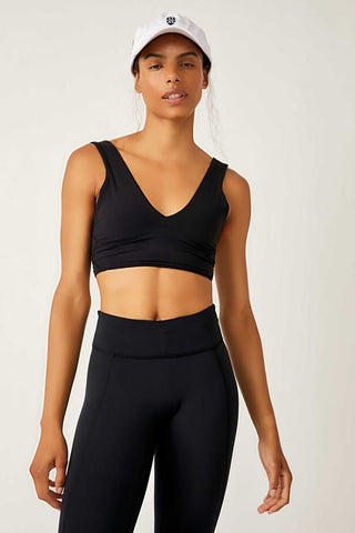 Never Better Crop Cami / Black