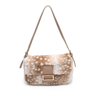 Beverly - Faux Fur / Fawn Natural