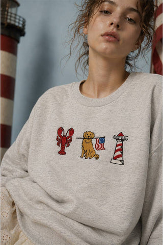 Patriotic Retriever Sweatshirt