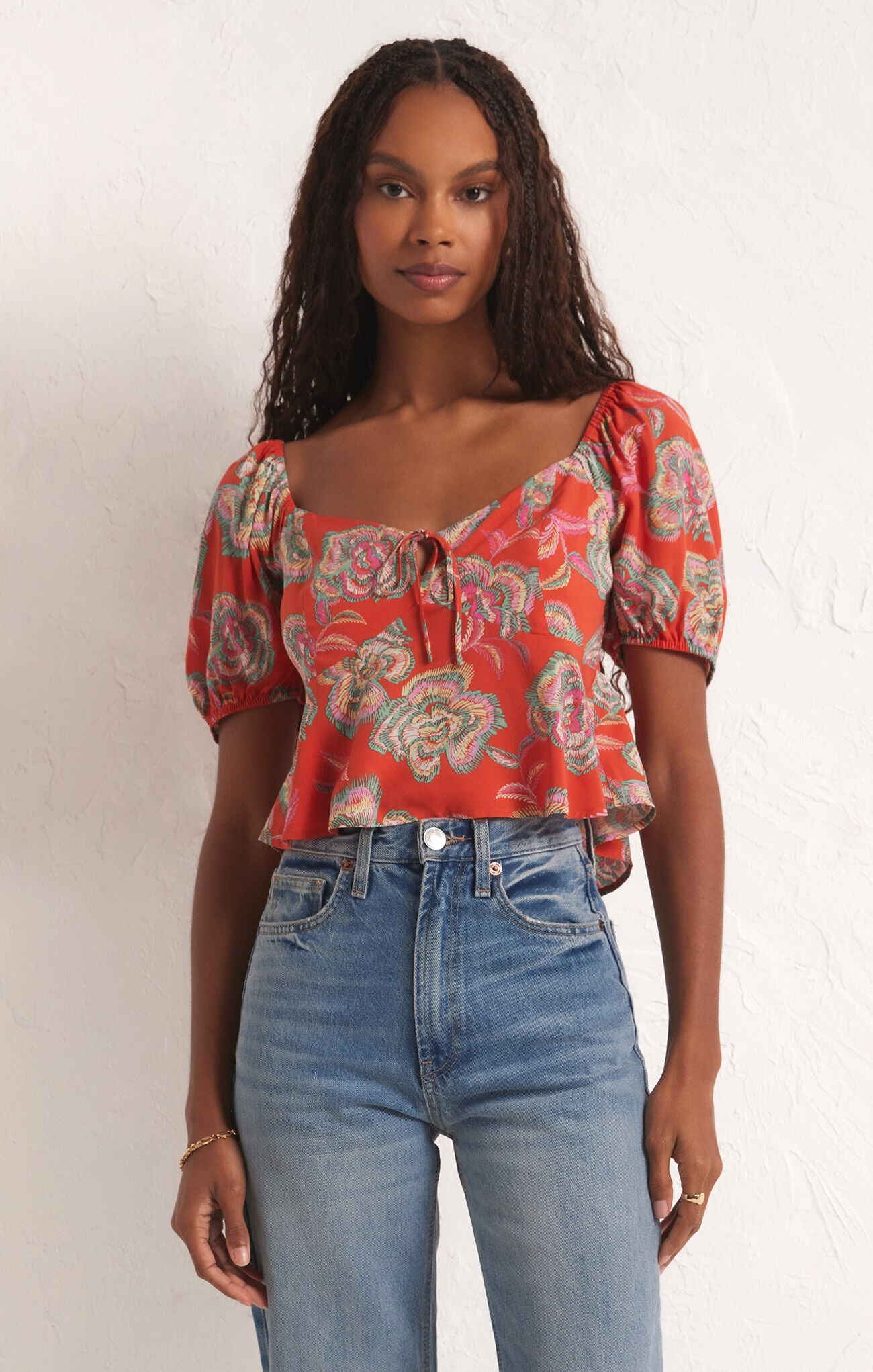 Load image into Gallery viewer, Renelle Tango Floral Top
