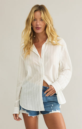 Seaport Striped Shirt / White
