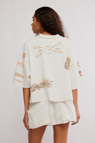 Mountain View Graphic Tee / Ivory Combo