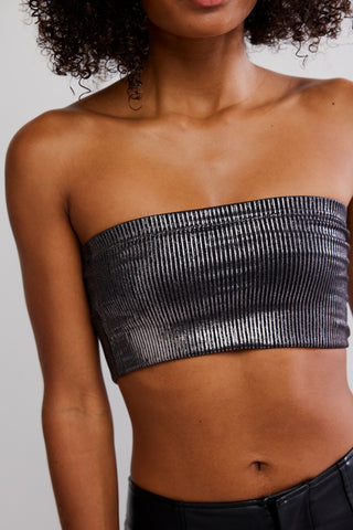 Amelia Foil Bandeau / Black Combo