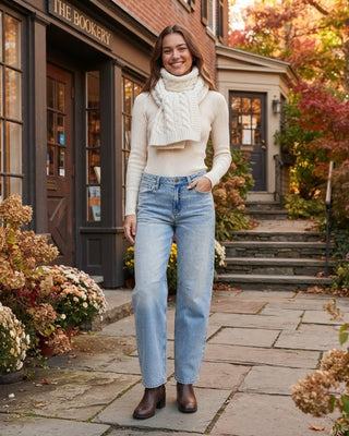 Winhall Low Rise Barrel Jeans