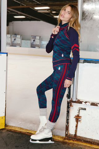 Myoko Jacquard Leggings / Tartain Plaid Combo