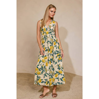 Vintage Lemonade Scalloped Lace Maxi Dress (1)