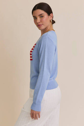 ROUND NECK SWEATER TOP
