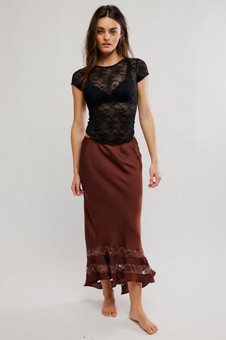 Long Lost Lover 1/2 Slip / Spiced Chocolate