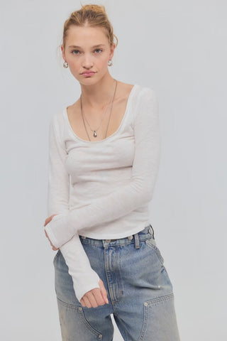 Siren Long Sleeve / Clean Ivory