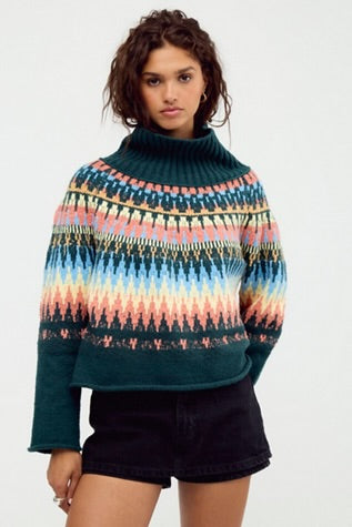 Keepsake Turtleneck Sweater / Balsam Sorbet