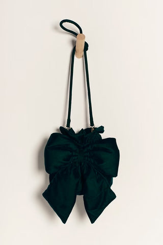 Belle Velvet Bow Bag