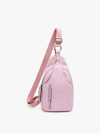 Nikki Dual Compartment Sling Pack Bag: Ballet