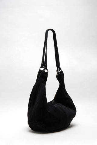 Roma Suede Tote / Black