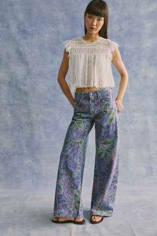 Alter Ego Wide Leg Jean / Dusk Combo