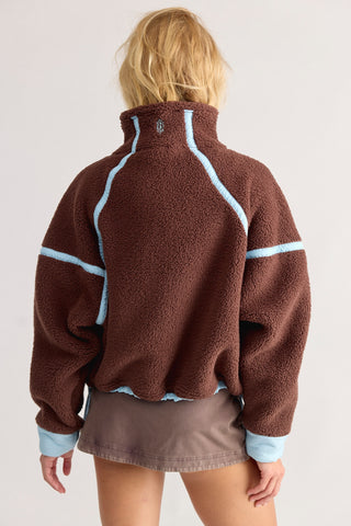 Mountain High 1/2 Zip / Cocoa Aero