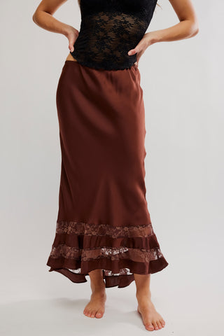 Long Lost Lover 1/2 Slip / Spiced Chocolate