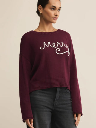 Sienna Merry Sweater / Merlot