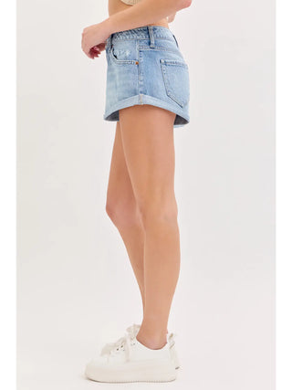 Mid Rise Short with Cuff