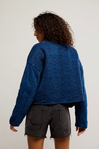 Rose Sweatshirt / Indigo