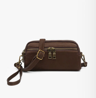 Sunny Dual Crossbody / Rich Brown