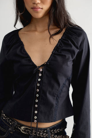 Colette Corset Top / Black