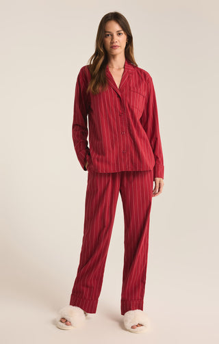 Dreamer Stripe Set / Red Dahlia