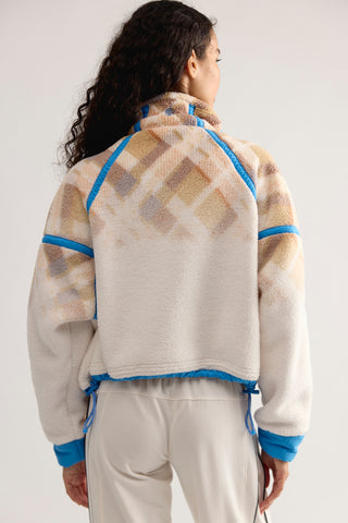 Printed Mountain High / Dip Dye Tartan Ivory