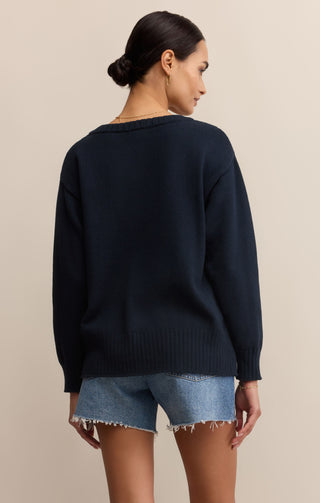All Around V-Neck Sweater / Eclipse
