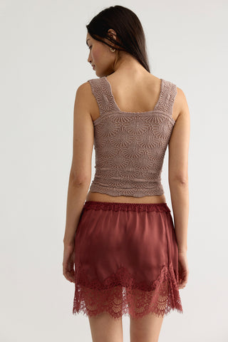 Love Letter Cami / Chocolate Malt