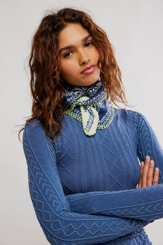 Carmen Knitted Triangle / Denim Jeans