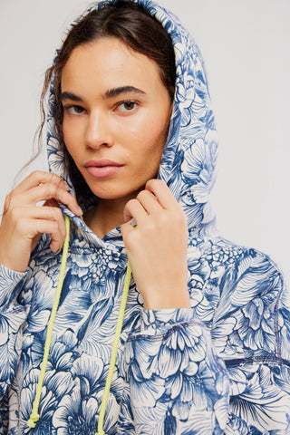 Printed Final Call Hoodie / Wild Side Navy Combo