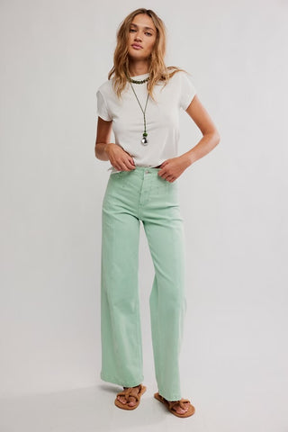 Libre Wide Leg / Cameo Green