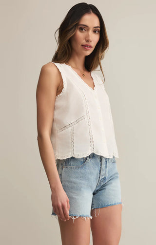 Tomi Embroidered Tank