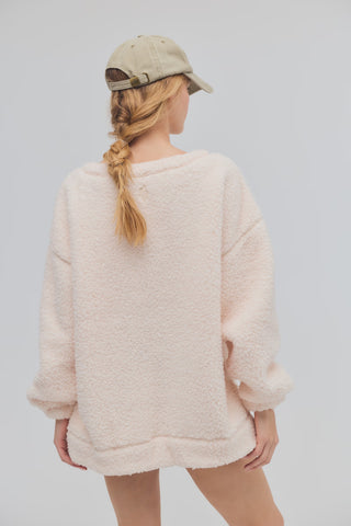 Cabin Fever Fleece Tunic / Cream