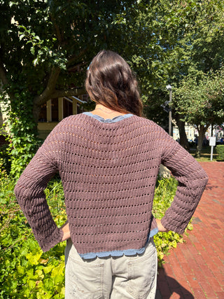 Faye Tipped Top Cotton / Dark Dusk