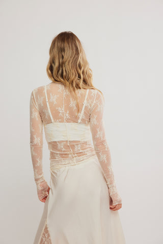 Lady Lux Layering Top / Evening Cream