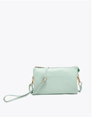 Riley Crossbody Wristlet / Light Mint